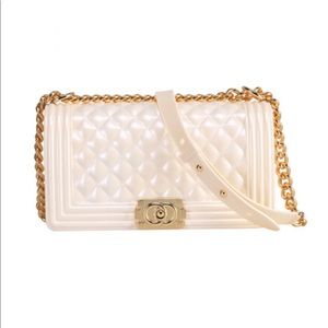 COPY - ToyBoy white purse